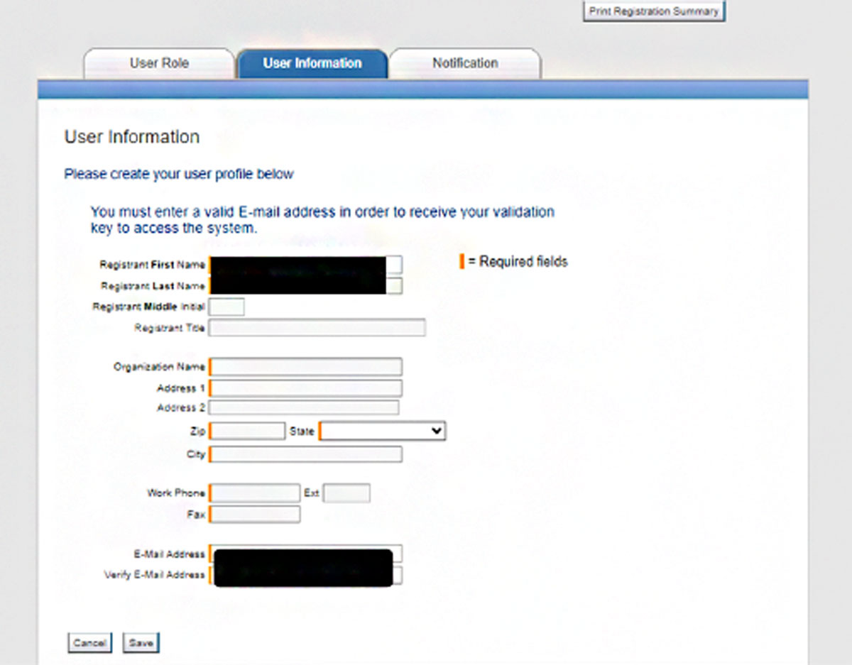 Add demographic information on the "User Information" tab on the "User Profile" page in the Carelon portal.